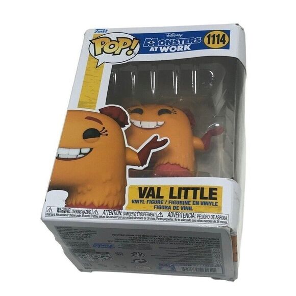 Funko Pop Disney Monsters at work Val Little 1114 vinyl‎ figure new box damage - Picture 9 of 14